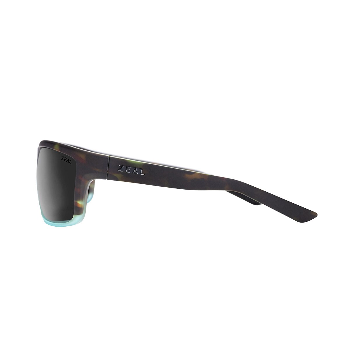 Zeal Red Cliff Sunglasses Polarized in Tropic Fade with Dark Grey